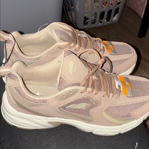 Avia Women's Sneakers in Light Brown and Cream